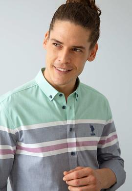 Erkek Lacivert Gömlek Uzunkol - 50199349003