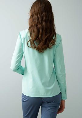 Kadın Mint Uzun Kollu Basic Gömlek - 50192076083