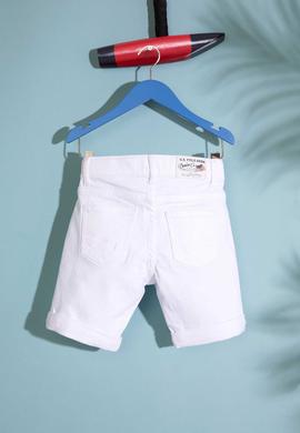 Erkek Çocuk Beyaz Denim Bermuda - 50189181001