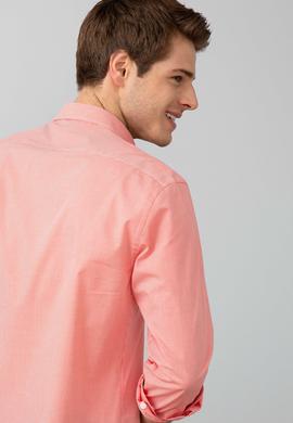 Turuncu Gömlek Uzunkol - 50185658004