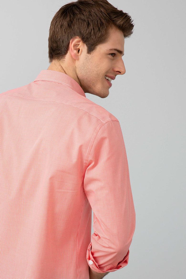 Turuncu Gömlek Uzunkol - 50185658004