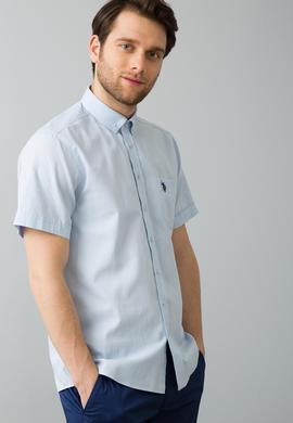 Mavi Gömlek Kısakol - 50185923004