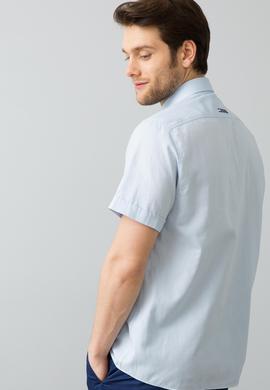 Mavi Gömlek Kısakol - 50185923004