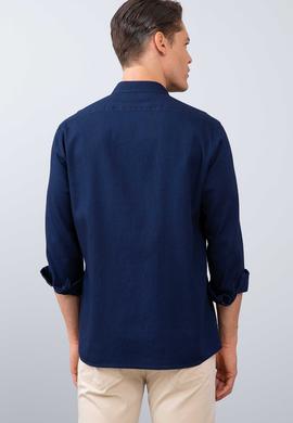 Erkek Lacivert Gömlek Uzunkol - 50202297004