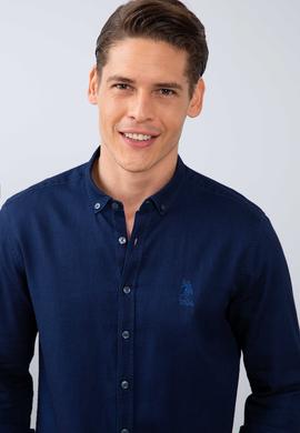 Erkek Lacivert Gömlek Uzunkol - 50202297004