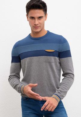 Erkek Gri Melanj Kazak - 50207540038