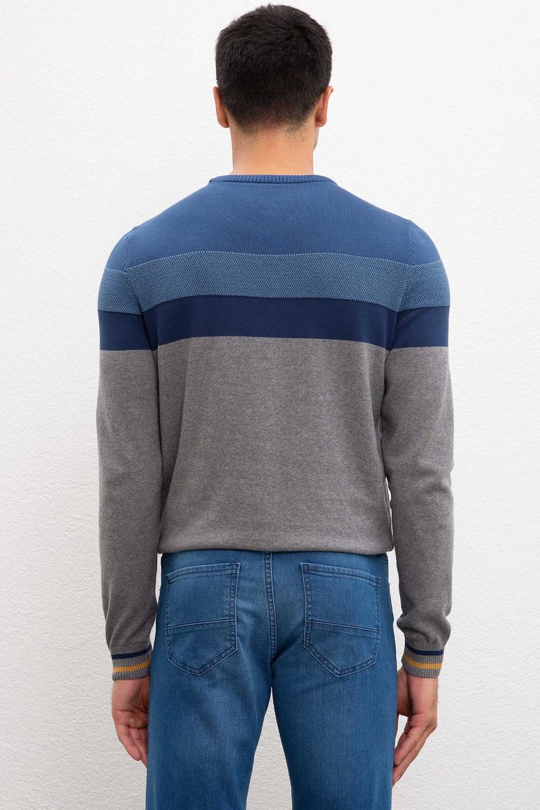 Erkek Gri Melanj Kazak - 50207540038