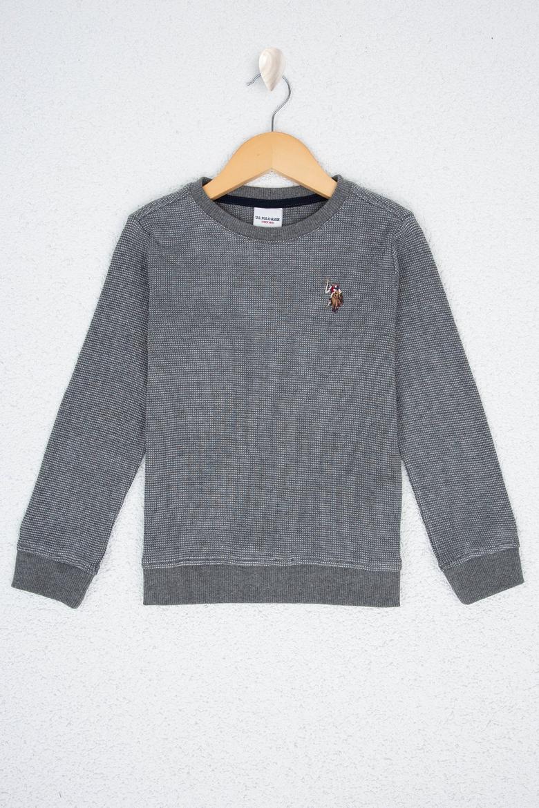 Çocuk Gri Sweatshirt