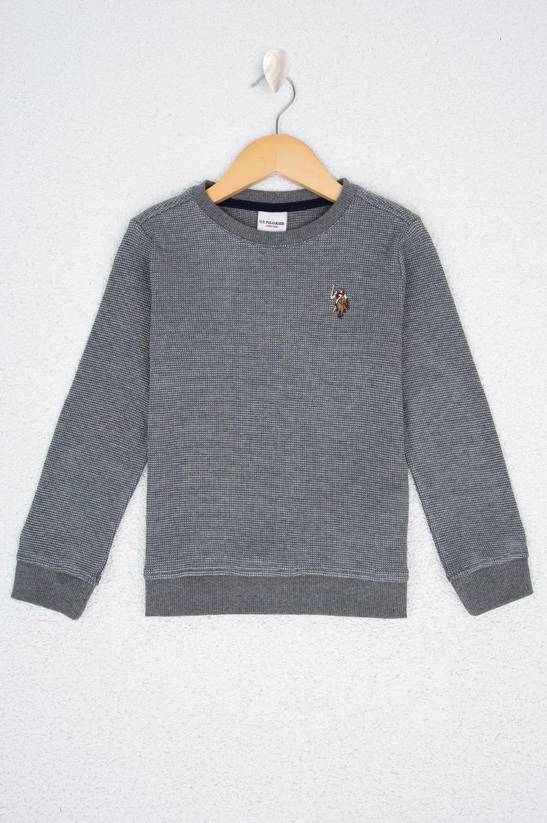 Çocuk Gri Sweatshirt