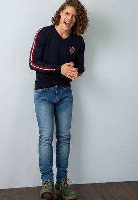 Erkek Lacivert Triko Kazak - 50192332001