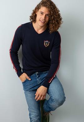 Erkek Lacivert Triko Kazak - 50192332001