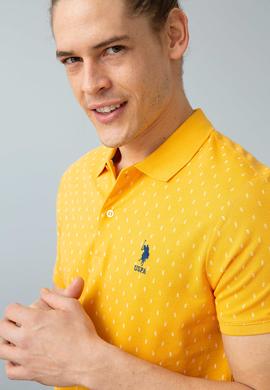 Erkek Koyu Sarı  Polo Yaka T-Shirt - 50199688021