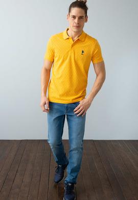 Erkek Koyu Sarı  Polo Yaka T-Shirt - 50199688021
