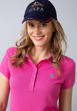 Kadın Pembe Polo Yaka T-Shirt Basic - 50202756137