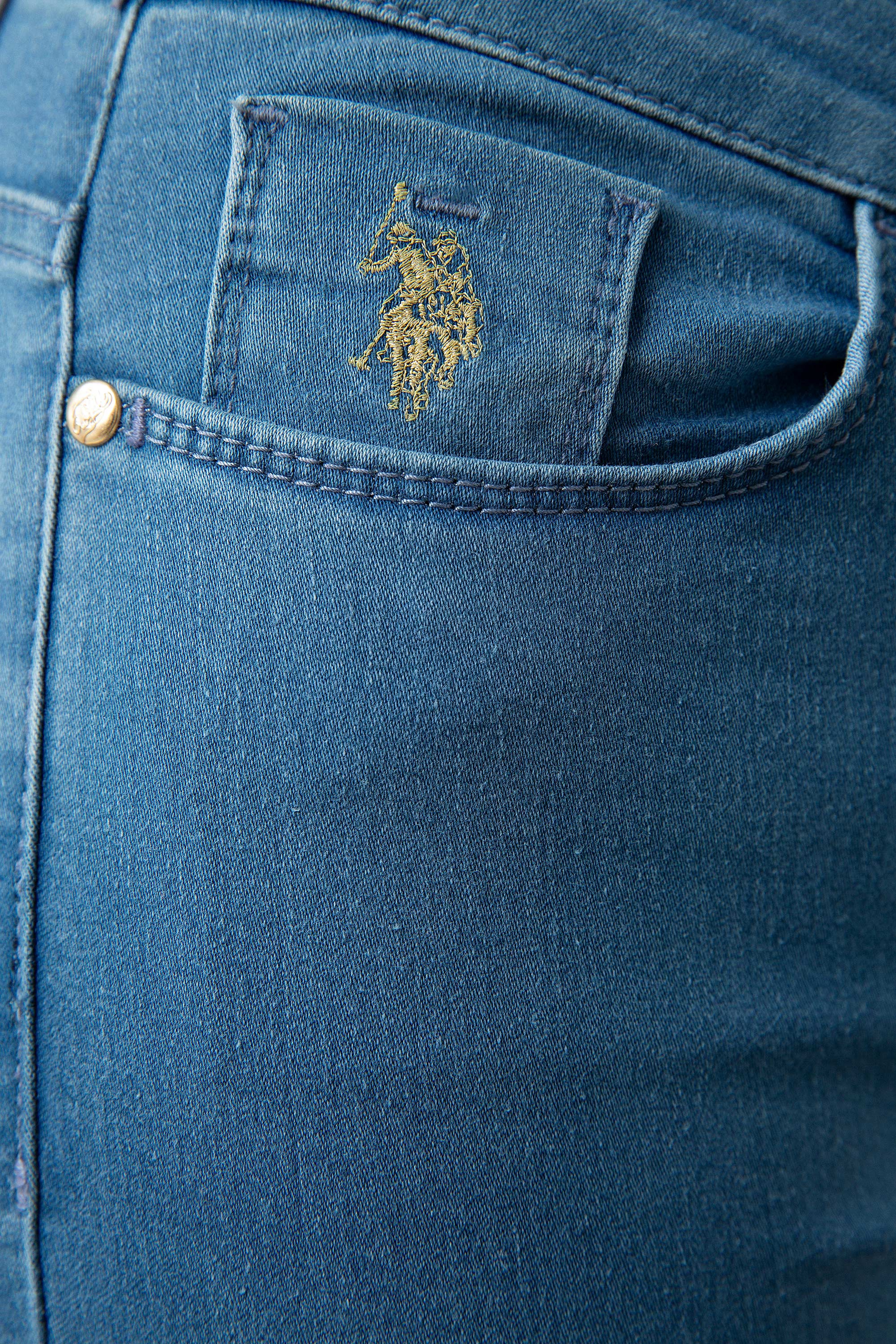 Kadın Açık Mavi Jean Pantolon - Image 3