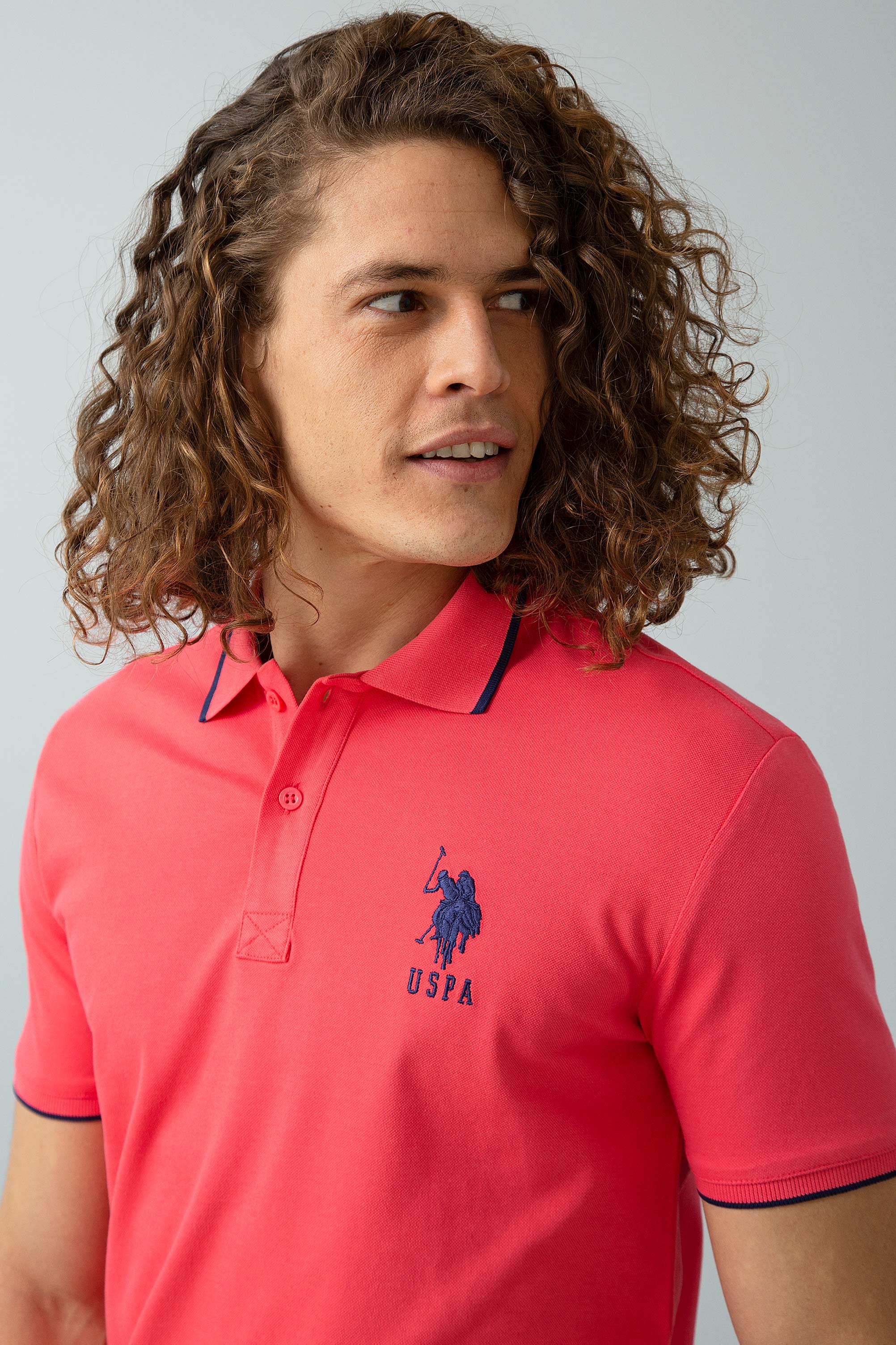 Erkek Pembe T-Shirt Basic - Image 1
