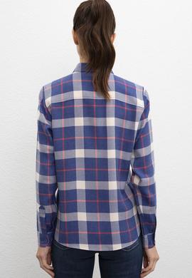 Kadın Lacivert Gömlek Uzunkol - 50207169003