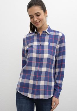 Kadın Lacivert Gömlek Uzunkol - 50207169003