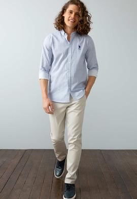 Erkek Beyaz Gömlek Uzunkol - 50199738003