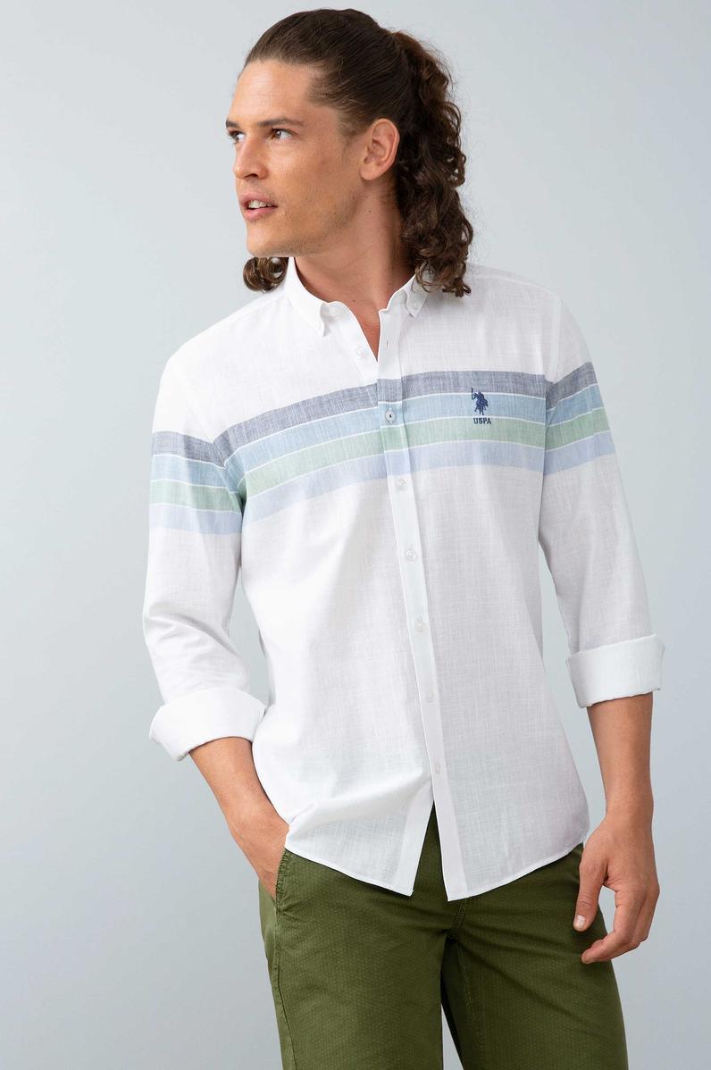 Erkek Lacivert Gömlek Uzunkol