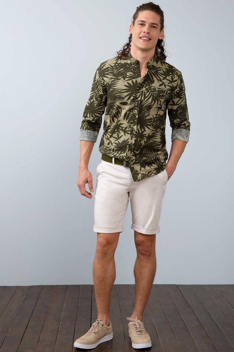 Erkek Yeşil Gömlek Uzunkol - 50202705015