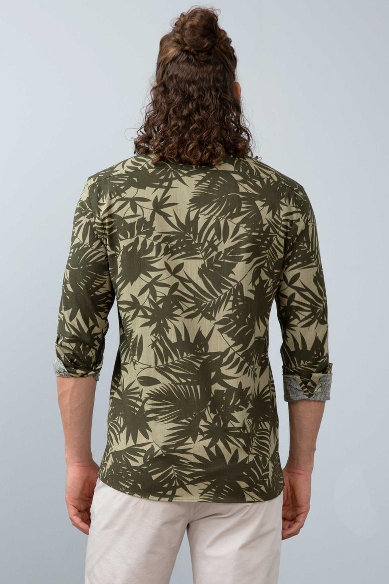 Erkek Yeşil Gömlek Uzunkol - 50202705015