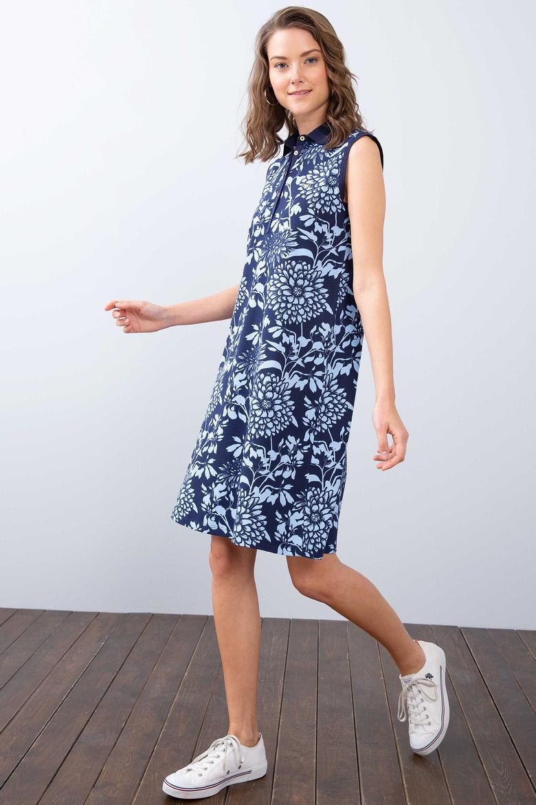 Kadın Lacivert Örme Elbise - 50202773001