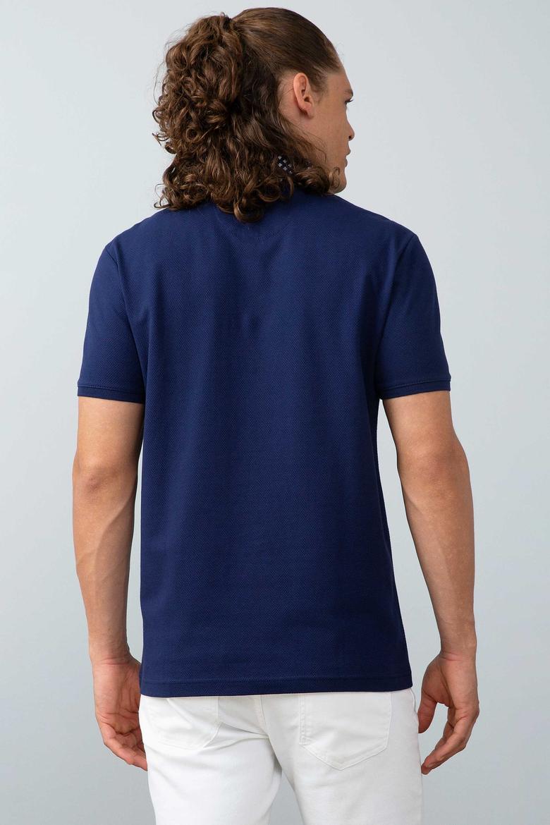 Erkek Lacivert Polo Yaka T-Shirt - 50199773025