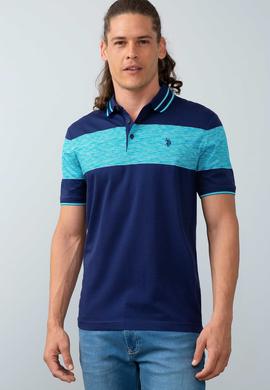 Erkek Lacivert Polo Yaka T-Shirt - 50199808012