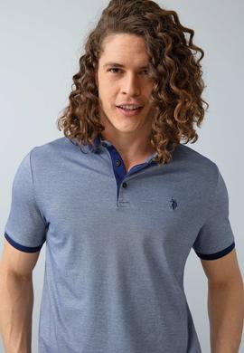 Erkek Lacivert Polo Yaka T-Shirt - 50199806025