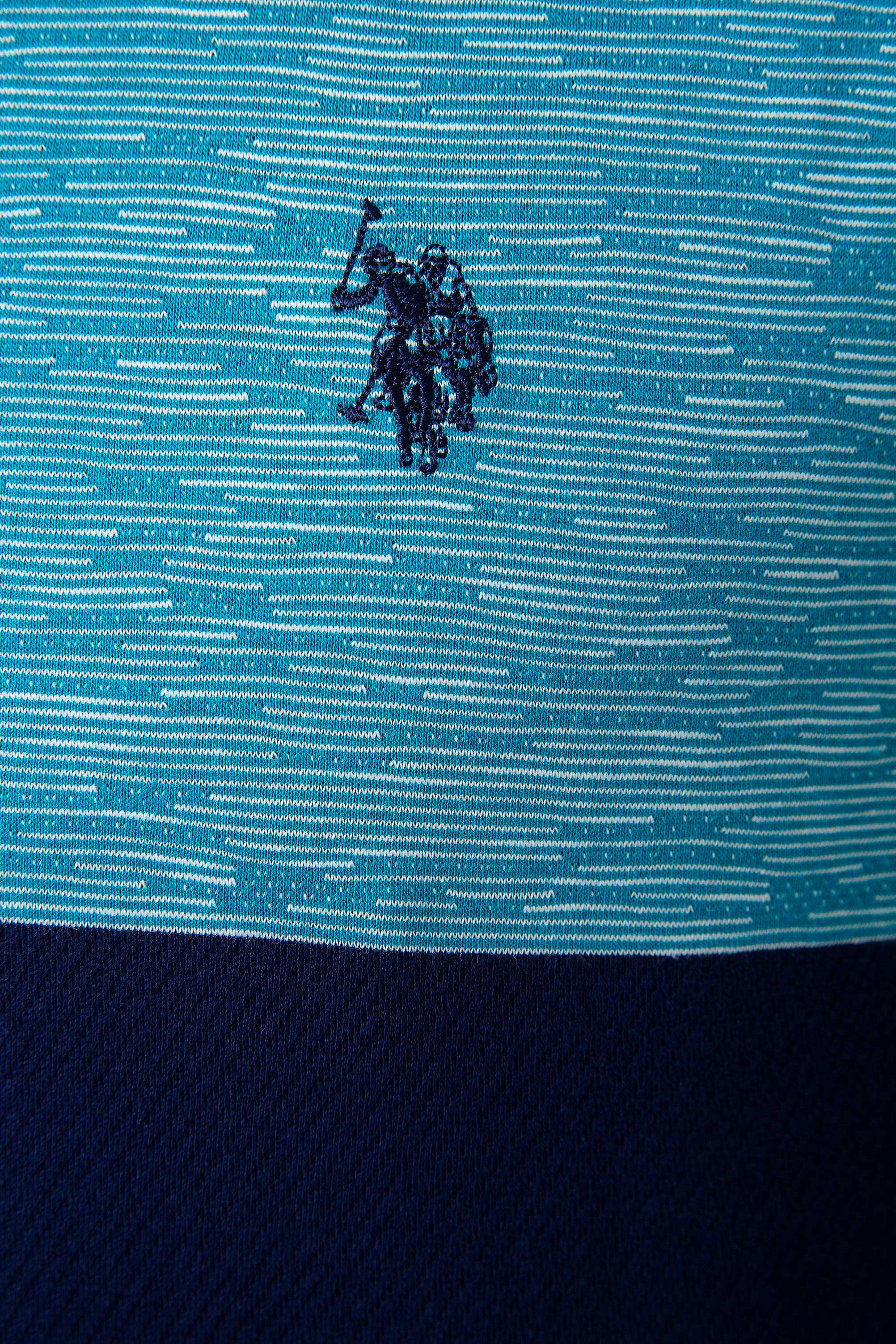 Erkek Lacivert Polo Yaka T-Shirt - Image 4