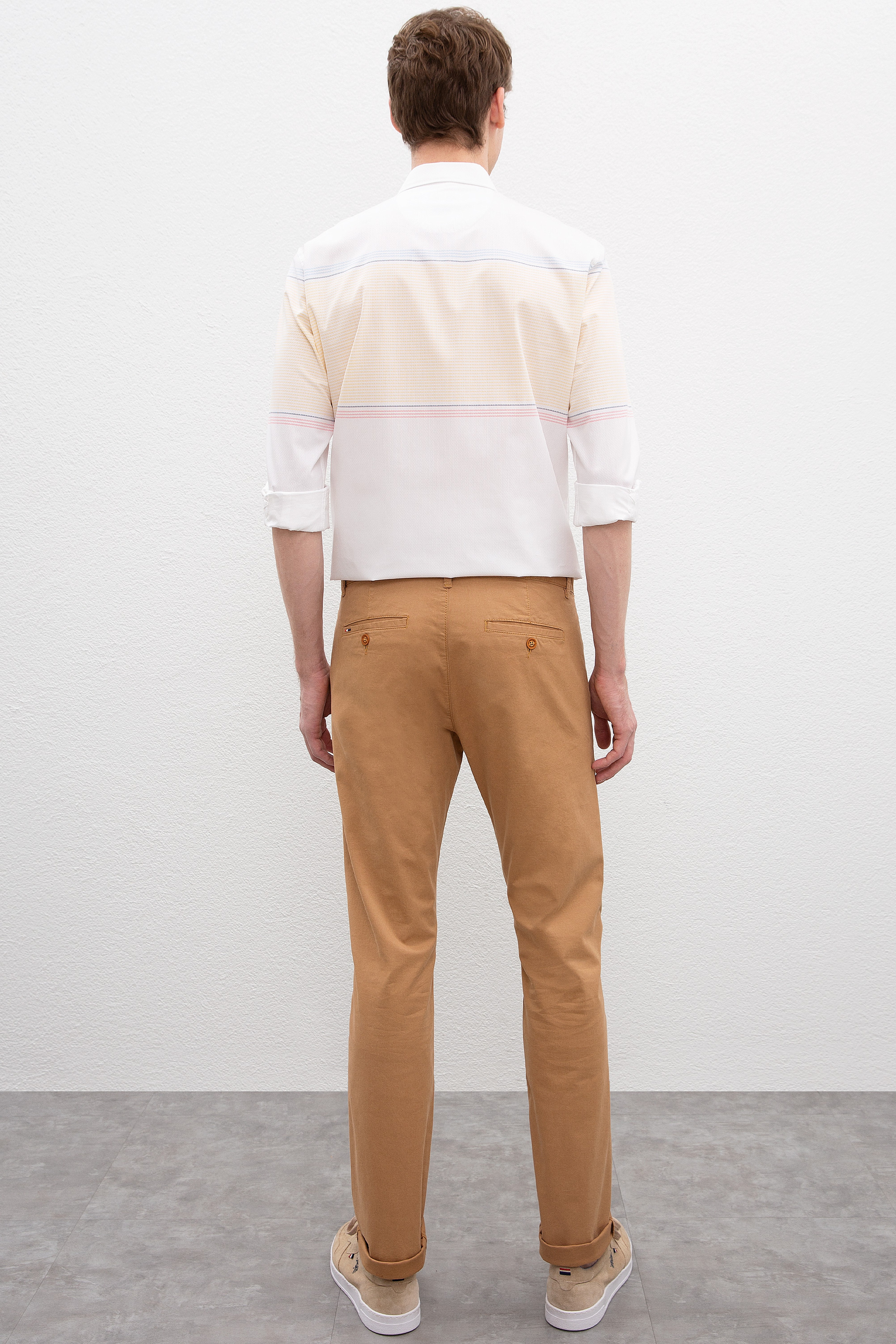 Erkek Camel Chinos