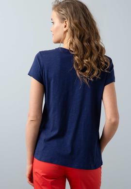 Kadın Lacivert Tişört - 50202617023