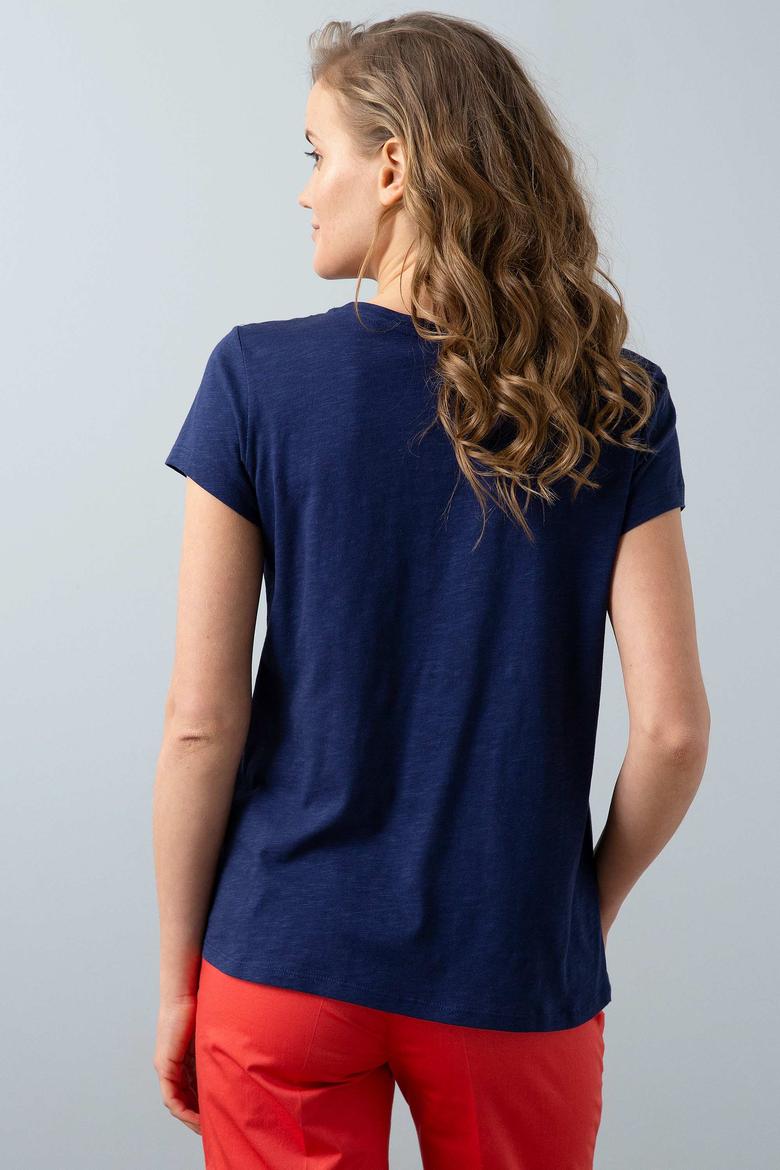 Kadın Lacivert Tişört - 50202617023