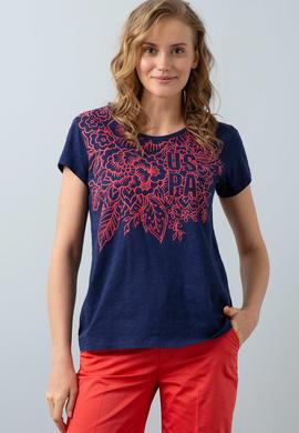 Kadın Lacivert Tişört - 50202617023