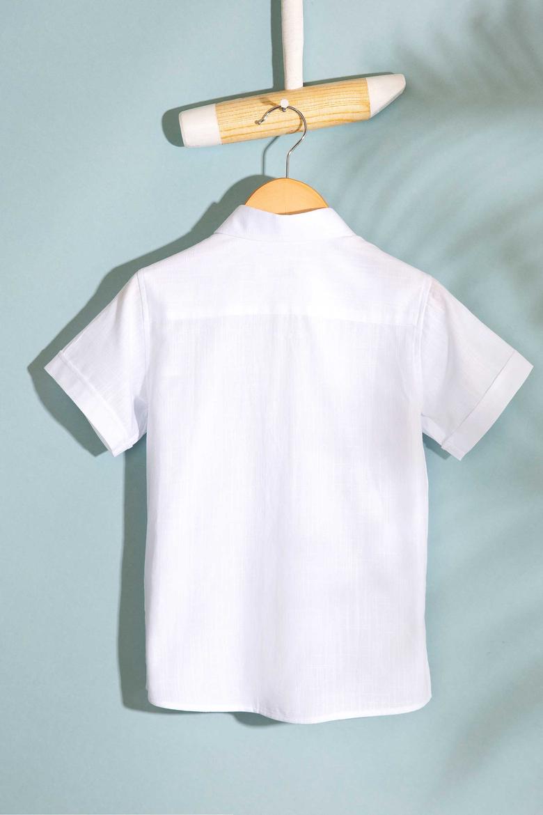 Erkek Çocuk Beyaz Gömlek Kısakol - 50204637001