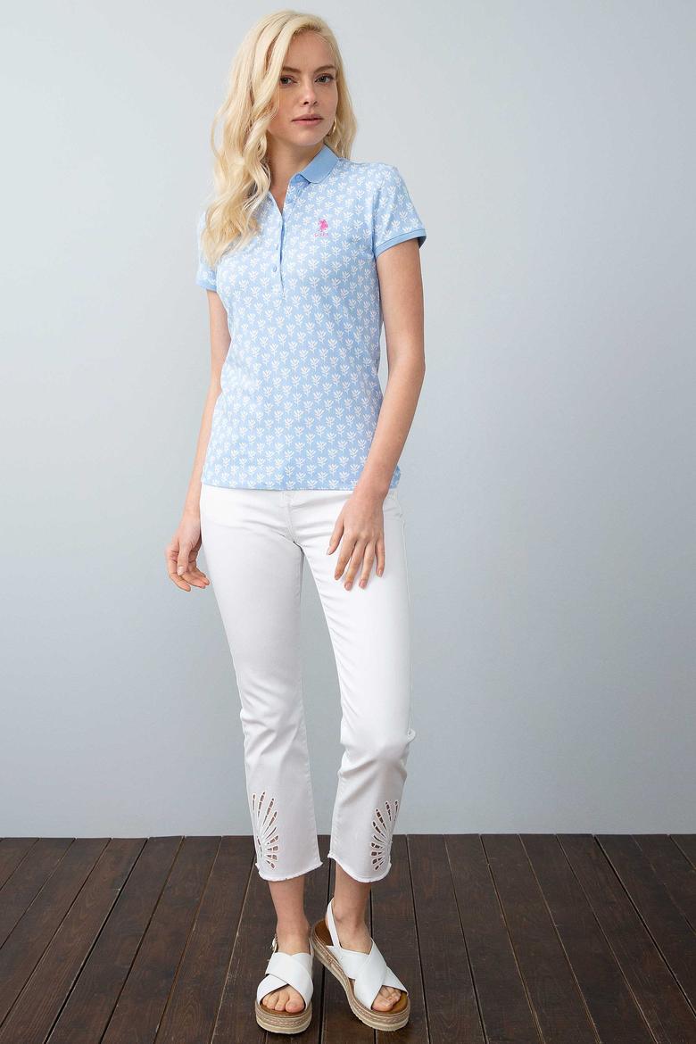 Kadın Mavi Tişört - 50202777008