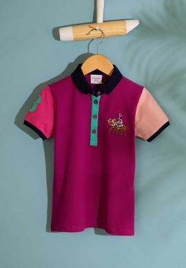 Kız Çocuk Mor Tişört - 50202622012