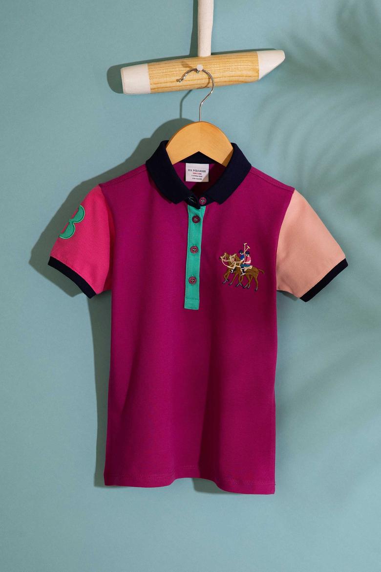 Kız Çocuk Mor Tişört