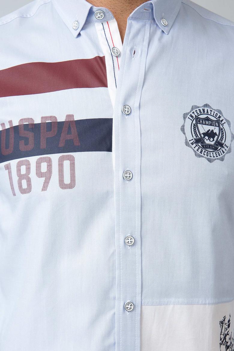 Erkek Açık Mavi Uzun Kollu Gömlek - 50192184007