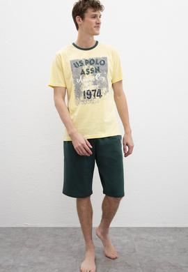 Erkek Sarı Pijama Takımı - 50213337007