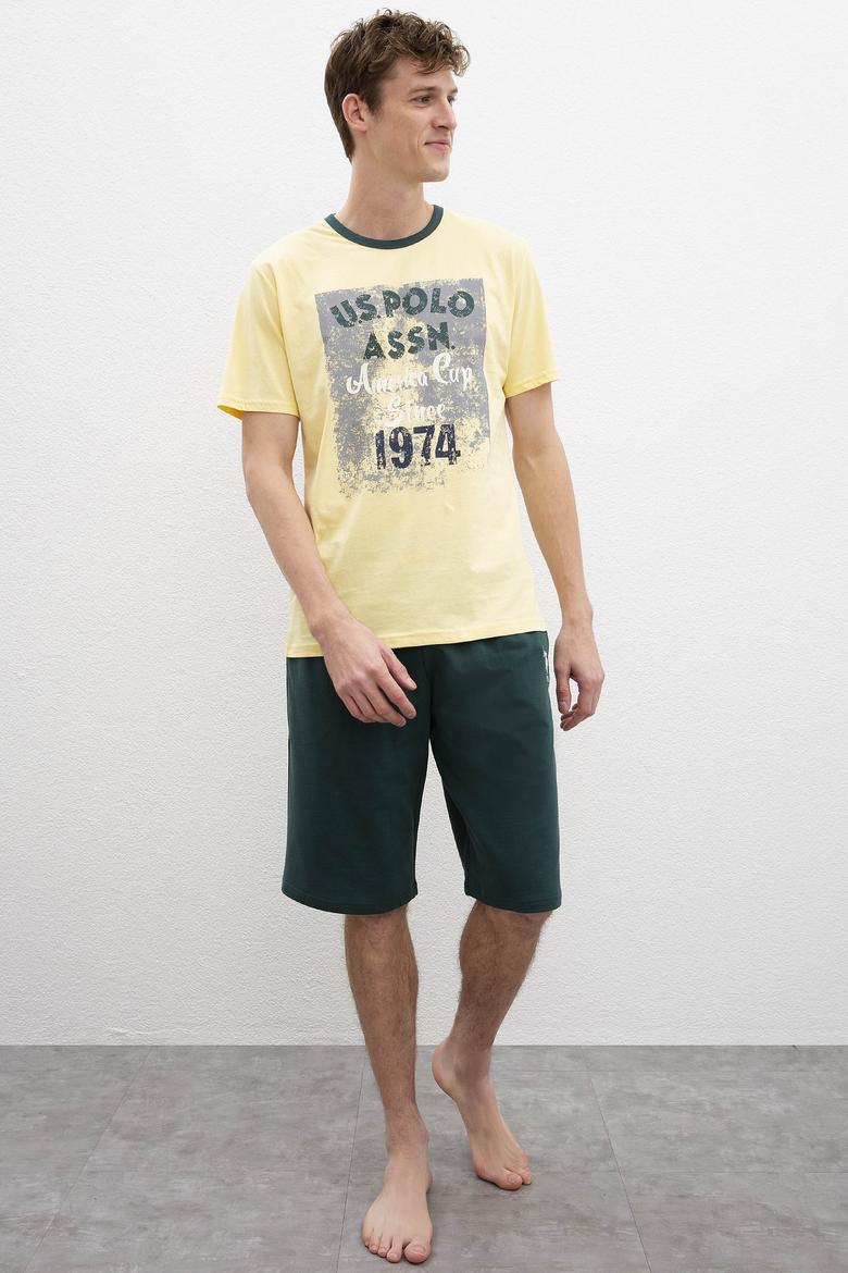 Erkek Sarı Pijama Takımı