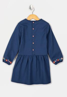 Kız Çocuk Mavi Jean Elbise - 50209024001