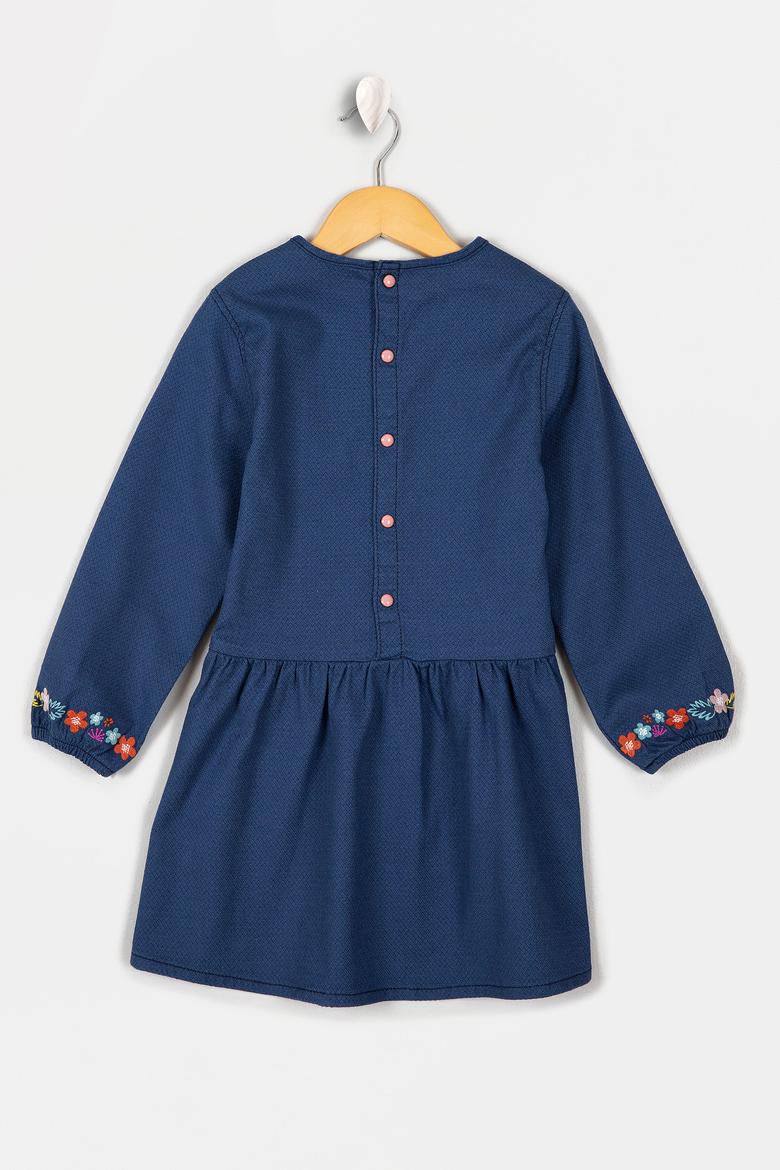 Kız Çocuk Mavi Jean Elbise - 50209024001