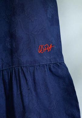 Kız Çocuk Mavi Elbise - 50205380001