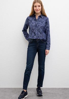 Kadın Mavi Denim Pantolon - 50209145003