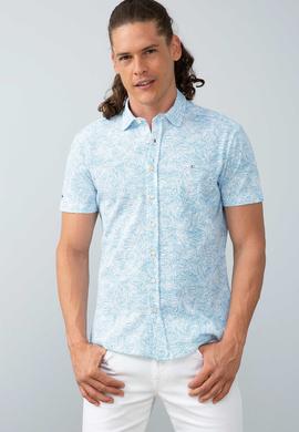 Erkek Beyaz Gömlek Yaka T-Shirt - 50199600021