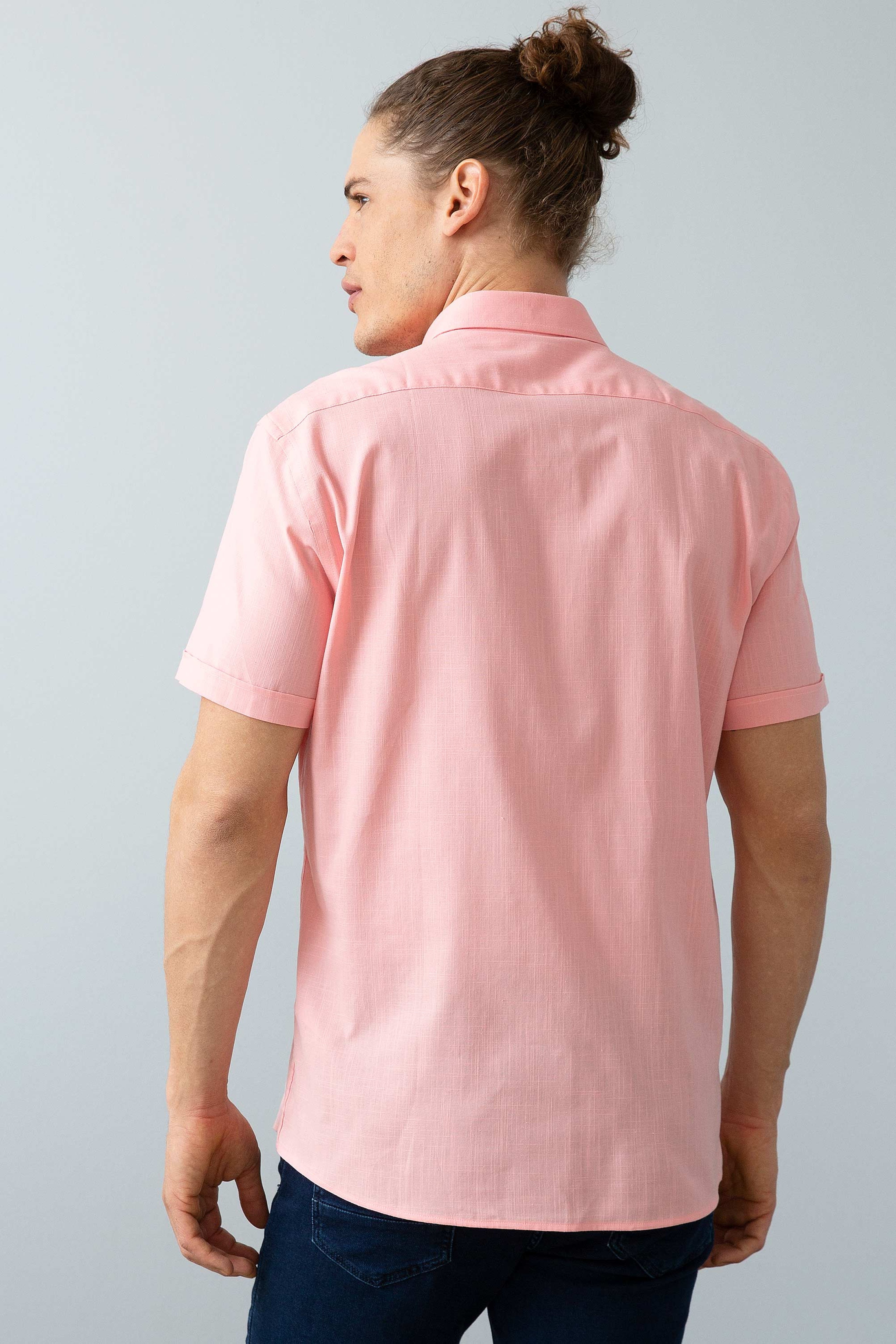 Erkek Pembe Gömlek - Image 3