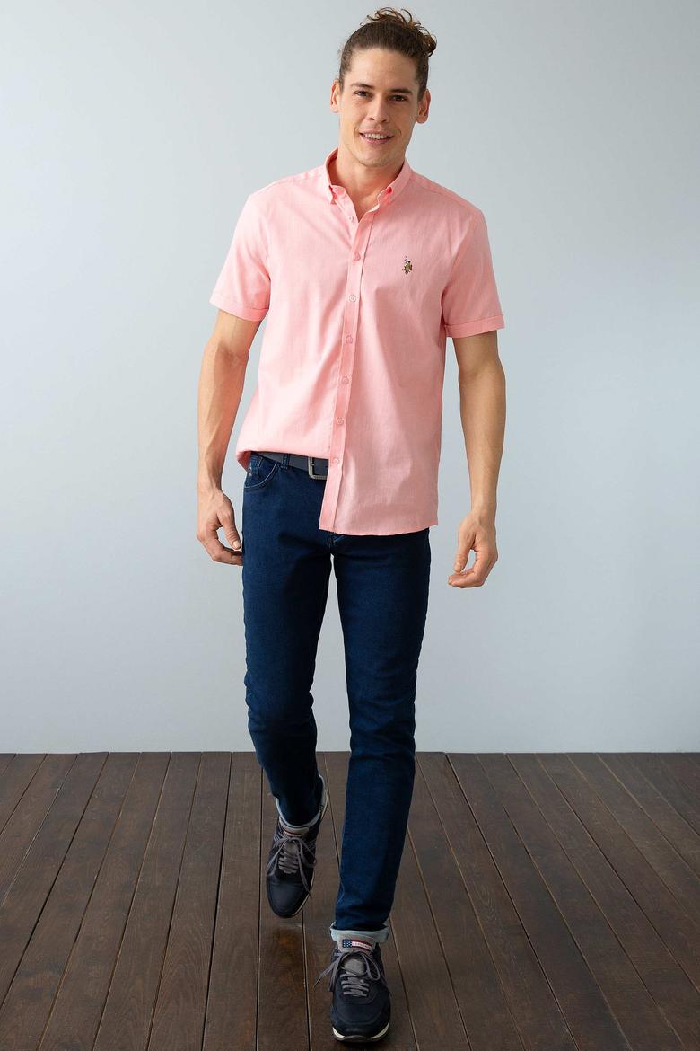 Erkek Pembe Gömlek - 50200063059