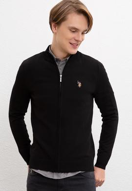 Erkek Siyah  Triko Hırka Basic - 50207712030